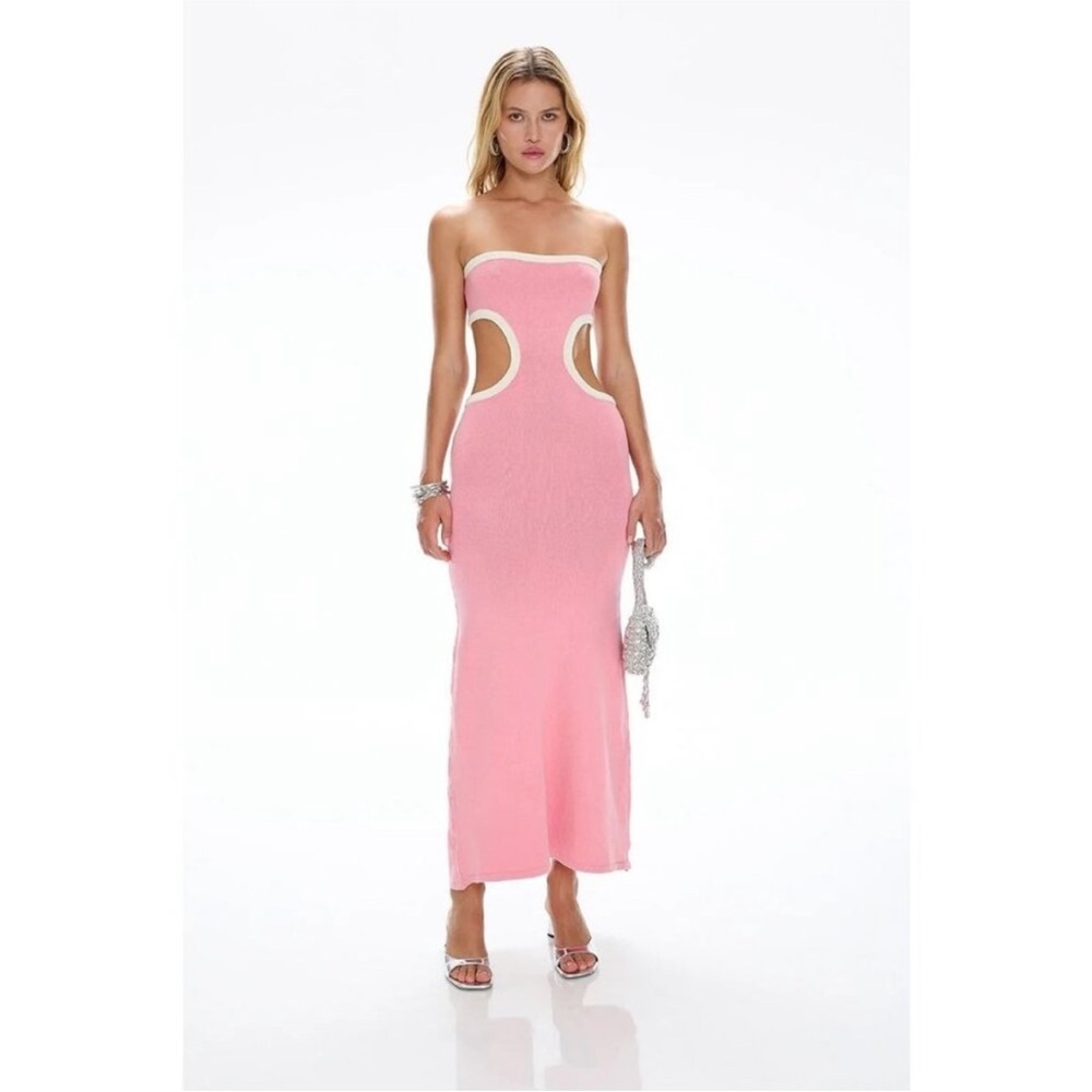 Cin Cin Empire Knit Dress Barbie Pink size Medium